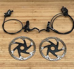 Shimano Saint Bremsen Set VR HR 203mm Ice Tech