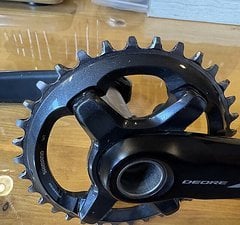 Shimano XT Kurbel // 170mm Kurbelarme // 34 Zähne Kettenblatt