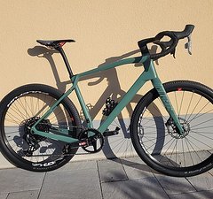 Cecotti Gravel Bike Carbon SRAM Force AXS Etap 1x12 Mullet Eagle GX RH 57