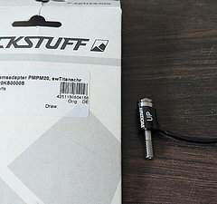 Trickstuff CNC Adapter PM-PM +20 mit Titanschrauben | schwarz