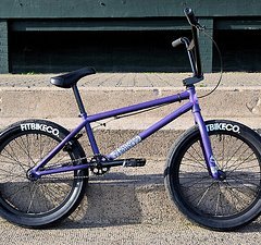 Fit Bike Co. / Sunday Bikes STR LG 20" Custom BMX Rad, TT 20.75", Lila/Schwarz