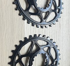 Absolute Black Ovales Kettenblatt 32T für Sram