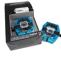 Crankbrothers Mallet E Enduro Klickpedale Electric Blue