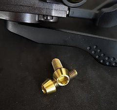 Ti-Suspension TITAN Schrauben Trigger M5x15 gold NEU