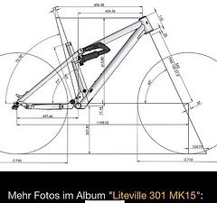 Liteville 301 mk15 (Works Finish) „M“ Frameset inkl. EightPins