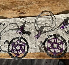 Hope Tech E4 tech3 set V+H Purple Enduro