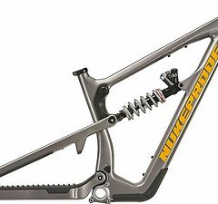 Nukeproof Mega 297 Carbon Rahmen - ohne Dämpfer - silber - Größe XL