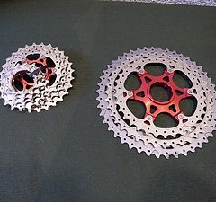 Sunrace CSMX3 10-fach Kassette 11-46, Roter Spider
