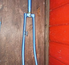 Unbekannter Hersteller Oldtimer Gabel 26 Zoll Sportrad 1 Zoll Dynamohalter