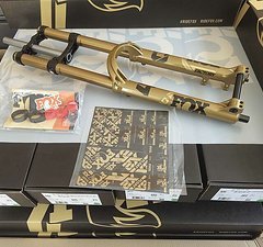 Fox Racing Shox Fox 40 Podium Gold Limited Edition Factory Grip X2 203mm 2025