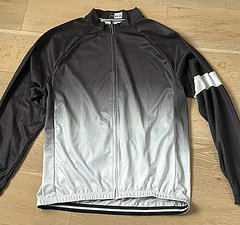 No Name Radtrikot Langarm Trikot Jacke Gr. L schwarz Fahrradjacke NEU-wertig