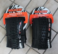 Maxxis Assegai 29x2,5 + DHR II 29x2,4 3C MaxxGrip TR DD nagelneu