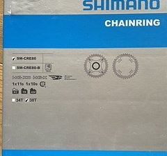Shimano SM-CRE80 / SM-CRE80-B Steps Kettenblatt 38t mit Spider