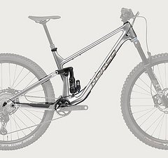 Norco Optic C2 Rahmen 2023 - silver - Größe XL