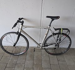 Nox Cycles Fixie+Single Speed Fahrrad mit Carbon-Gabel+Sattelstütze RH60