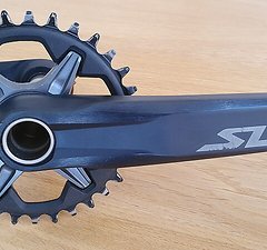 Shimano Kurbelgarnitur SLX FC-M7120-1, 1x12-fach + SM-CRM 75 32 Zähne