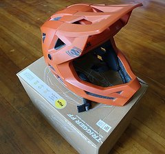 IXS Trigger FF, Fullface Helm, burnt orange, 54-58 cm, MIPS