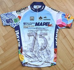 Santini Restelvio Re Stelvio Bike Day Mapei Colnago Trikot Stilfser Joch Gr. M