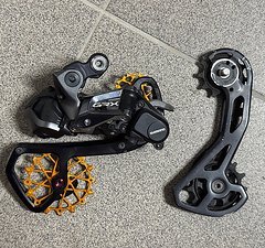 Shimano GRX RD-RX817 Di2 Schaltwerk mit Garbaruk Käfig 11-fach