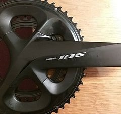 Shimano 105 FC-R7000 Kurbel 2 x 11 50/34, 165 mm, schwarz