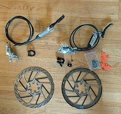 SRAM Level Ultimate Stealth 4 Kolben Bremsanlage 200mm 6 Loch Komplettset