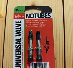 Stan's NoTubes Universal Valve Tubeless-Ventil Messing