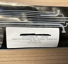 Sapim CX-Ray Speichen straight pull 300mm, 56St, neu