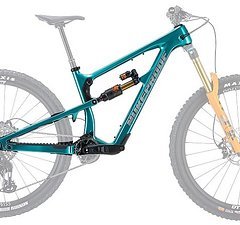 Nukeproof Mega 290 Carbon Rahmen - ohne Dämpfer - petrol - Größe L