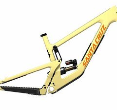 Santa Cruz Bicycles Nomad 6 Carbon CC  Rahmenkit 2024 gloss marigold yellow - Größe L