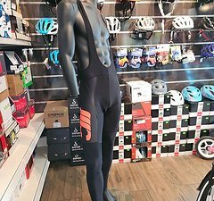 Cipollini Blade Bibshort Long Black/Orange Neu