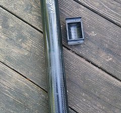 Mcfk Carbon Sattelstütze, gebraucht, 34,9x310mm, 127g