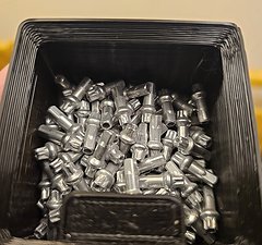 DT Swiss Squorx Nippel Silber Aluminium 14mm 2.0mm Pro Head Pro Lock 15mm