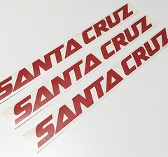 Santa Cruz NOMAD V4 BRONSON MEGATOWER HIGHTOWER HECKLER DECALS AUFKLEBER STICKER HOCHLEISTUNGFOLIE DUNKELROT GLÄNZEND LYRIK ROT