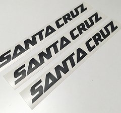 Santa Cruz Bicycles V10 DH BIKE DECALS AUFKLEBER STICKER HOCHLEISTUNGFOLIE SCHWARZ GLÄNZEND