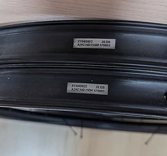 Eie Set of 29" EIE assymetrical carbon rims