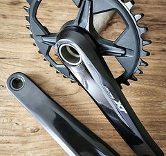 Shimano XT FC-M 8100 Kurbel 170mm optional inkl. Kettenblatt 36 Zähne