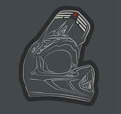 Troy Lee Designs Emergency Helmet Sticker D4