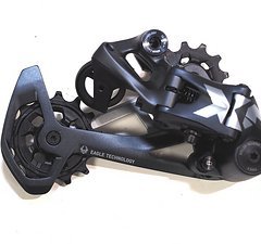 SRAM X01 Eagle 12 Fach Schaltwerk 10 - 52  520 % schwarz/silber