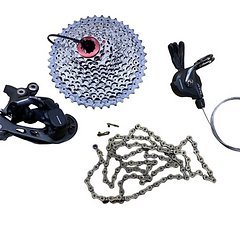 Shimano XTR / XT Sunrace 1x11 Schaltguppe Shimano Freilauf KMC Gold