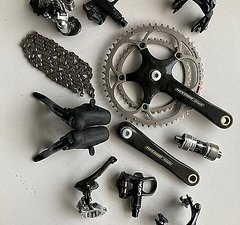 Campagnolo Record Titanium 10 fach Komplettgruppe Felgenbremse