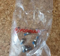 Formula Bremsscheiben Schrauben 6 Stück silber