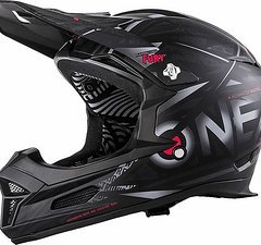 O'Neal Fury RL Downhill-Helm II Synthy Matt Black Austeller