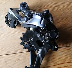 SRAM XX1 Carbon Type 2.1, schwarz/grau, gebraucht, für 11-fach, 242g