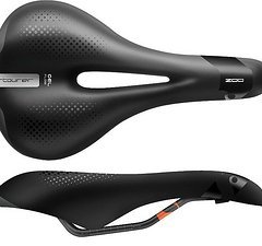 Sportourer ZOO Gel Flow Hi-Viz Fahrradsattel schwarz Neu
