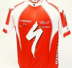 Specialized Epic S-Works Trikot | in klassischem rot-weiß | Größe L