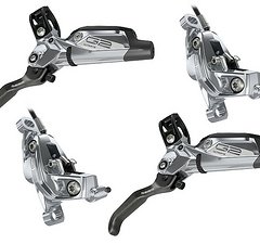 SRAM G2 Ultimate Carbon Scheibenbremsen Set grau