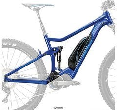 Merida eOne Twenty 900 E-Bike Rahmen Fully 17 Blau/Hellblau Neu