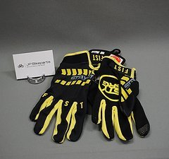 Staystrong MTB Handschuhe Chevron gelb schwarz