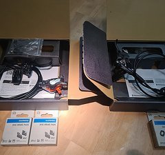 Shimano XT BR-M8120 Scheibenbremsen-Set VR + HR + 3 x metallische N04C Bremsbeläge