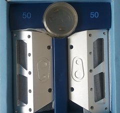 Crankbrothers 5050 Ersatzstege, silber, 4 Stk.